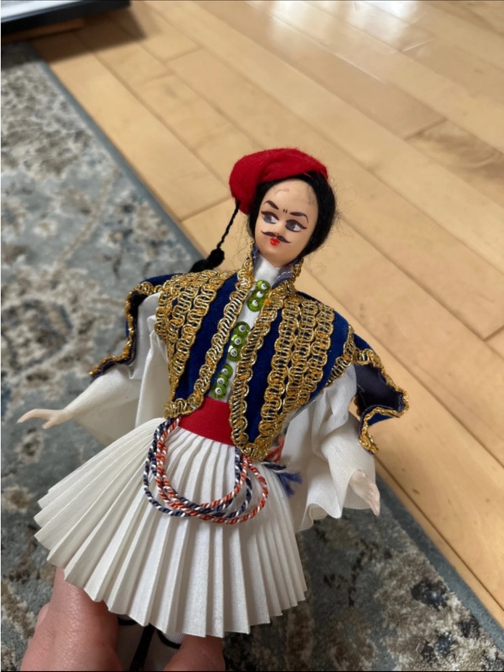 Handmade authentic Greek doll from Greece